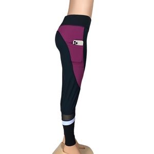 Women's Cutout High Waist Yoga Pants with Pockets Gym Leggings